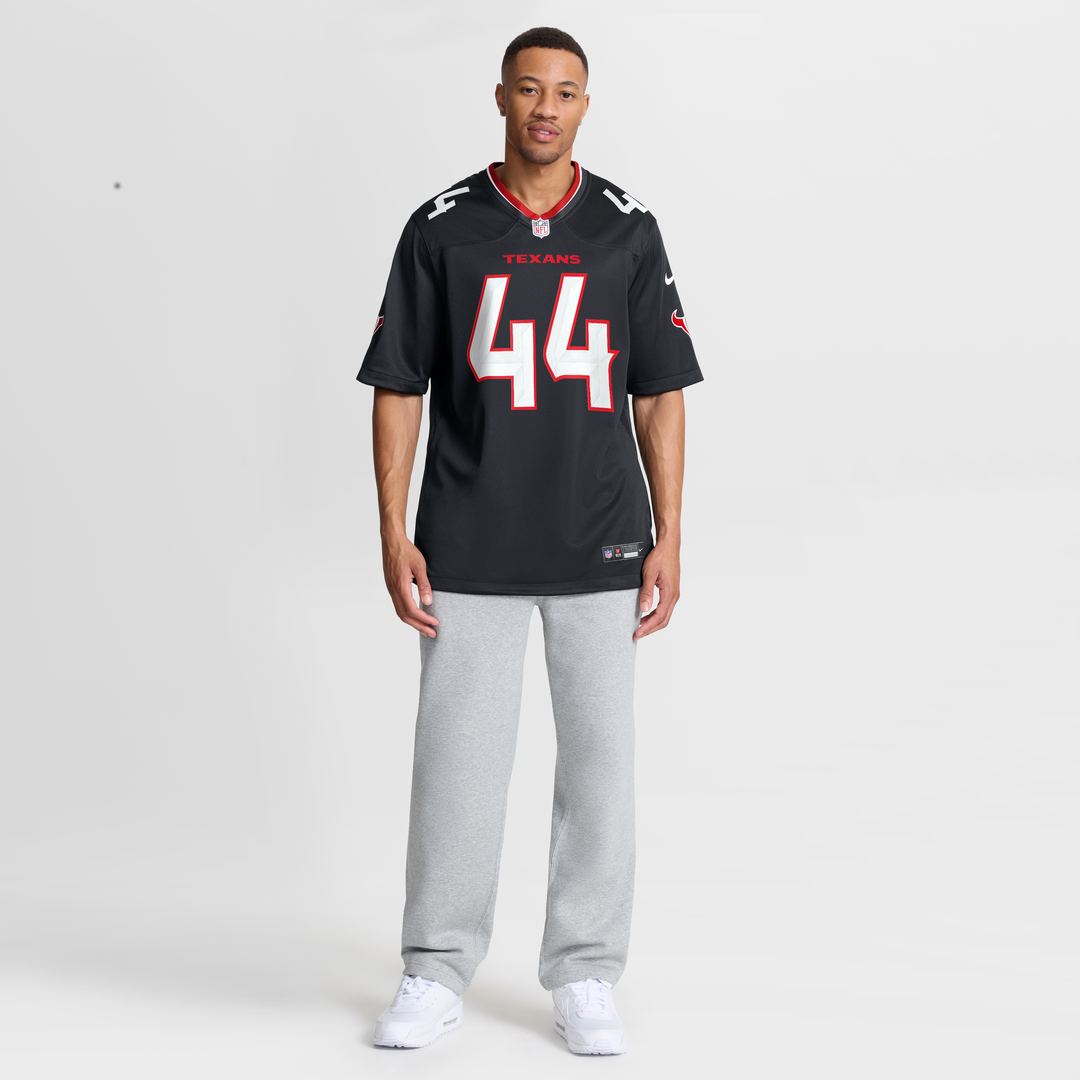 British Brooks Houston Texans Game Jersey - Navy