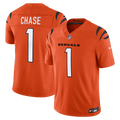 Ja'Marr Chase Cincinnati Bengals Alternate Vapor F.U.S.E. Stitched Limited Jersey - Orange