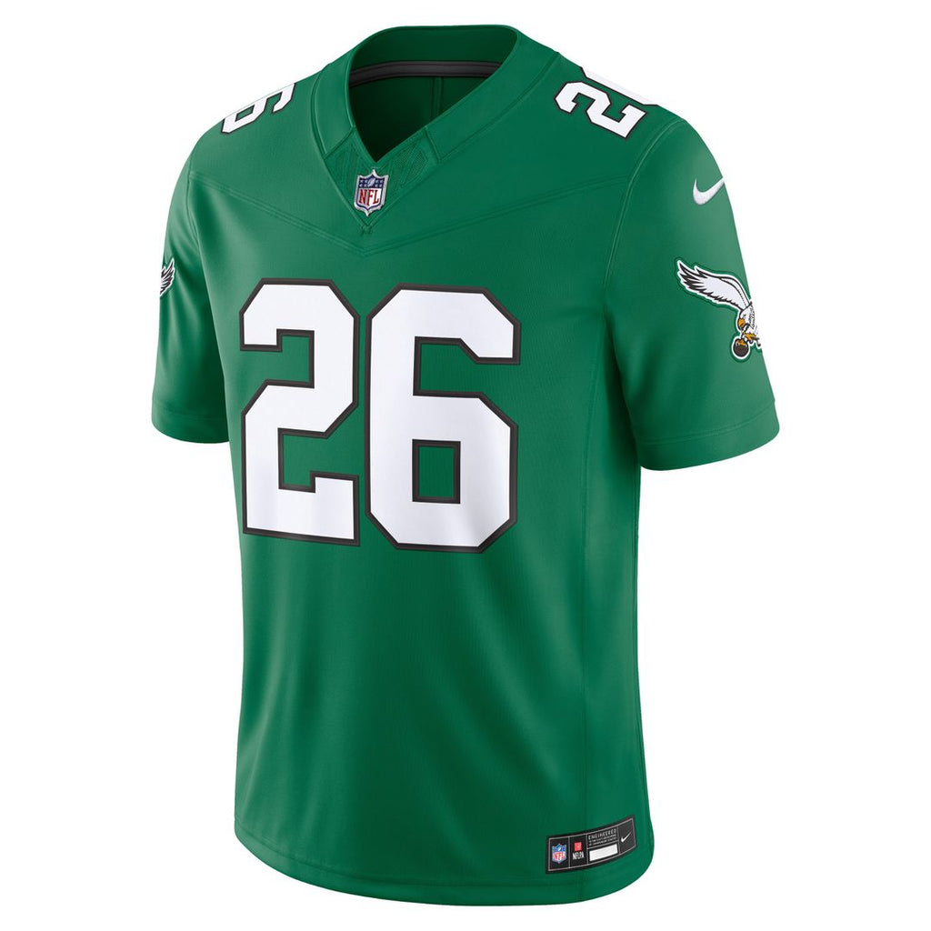 Saquon Barkley Philadelphia Eagles Vapor F.U.S.E. Stitched Limited Jersey - White