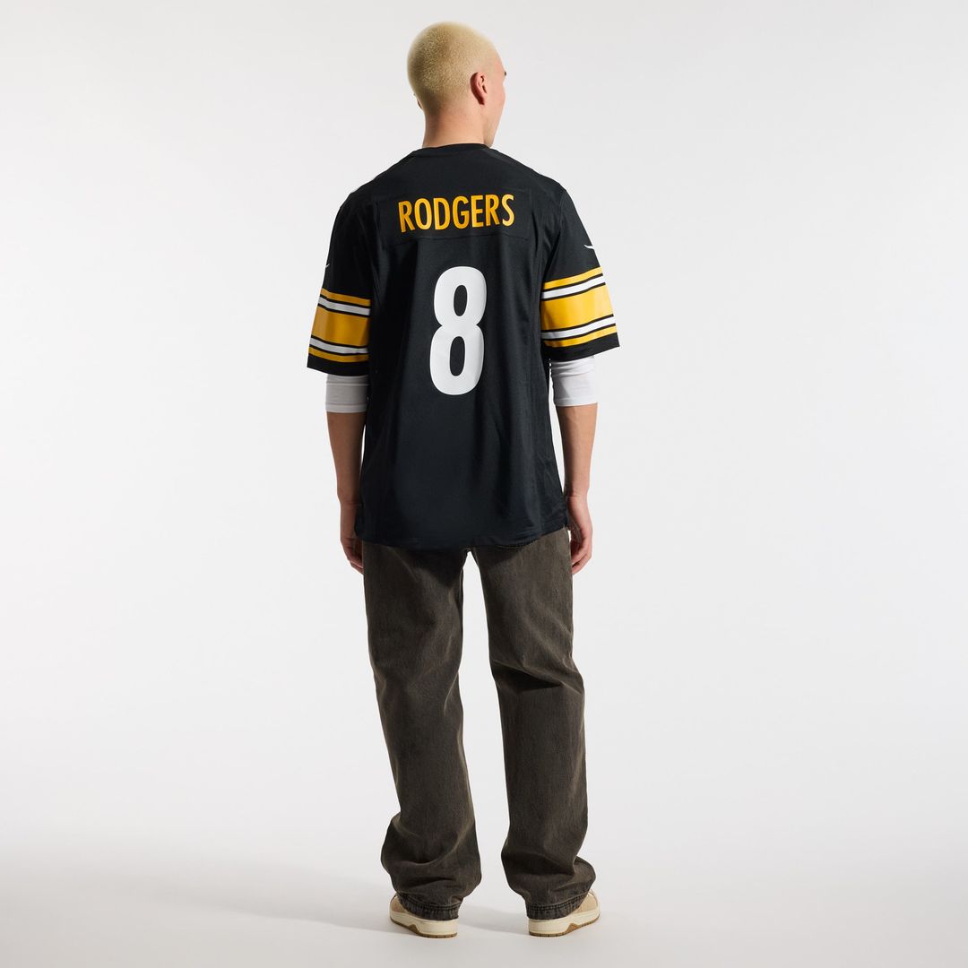 Aaron Rodgers Pittsburgh Steelers Alternate 1933 Throwback Game Jersey - Gold