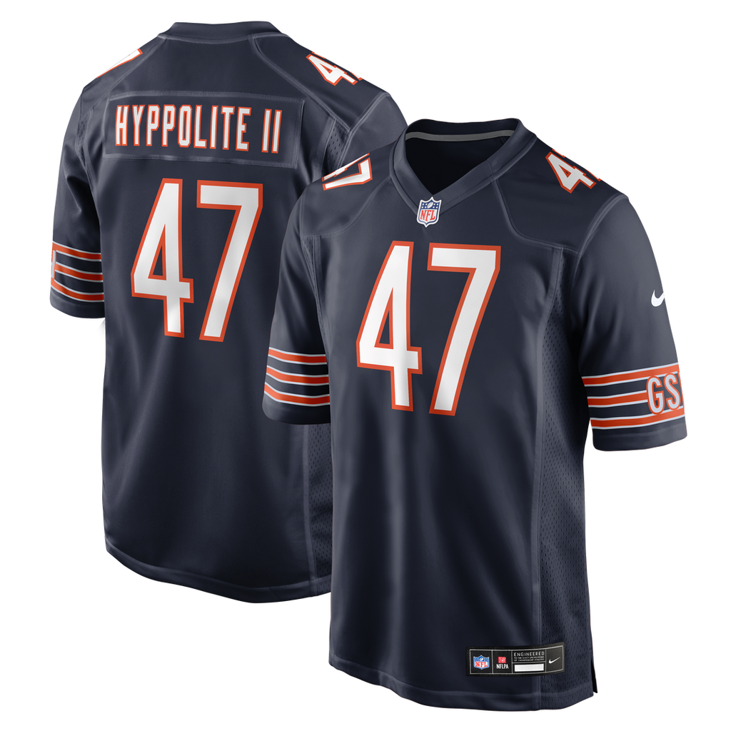 Ruben Hyppolite II Chicago Bears Game Jersey - Navy