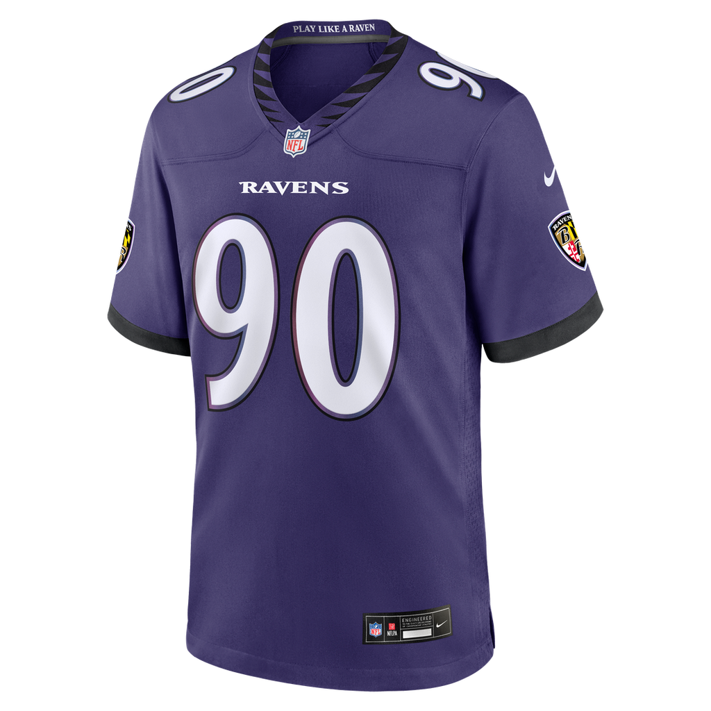 Aeneas Peebles Baltimore Ravens Game Jersey - Purple