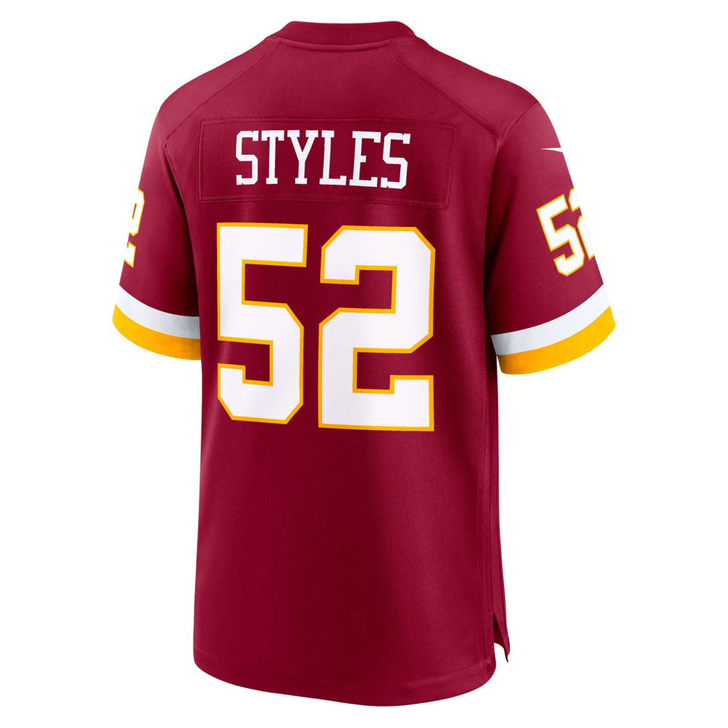 Sonny Styles Washington Commanders Game Jersey - Burgundy