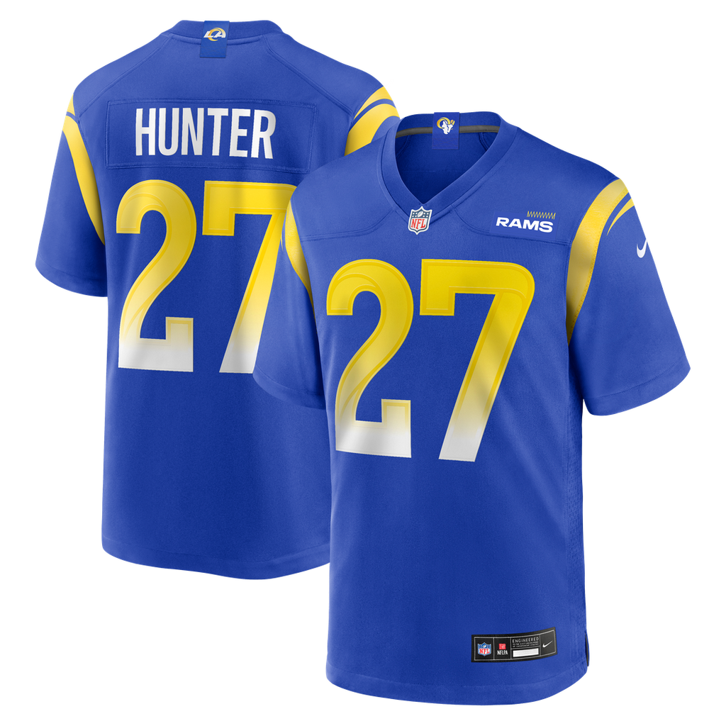 Jarquez Hunter Los Angeles Rams Game Jersey - Royal Blue