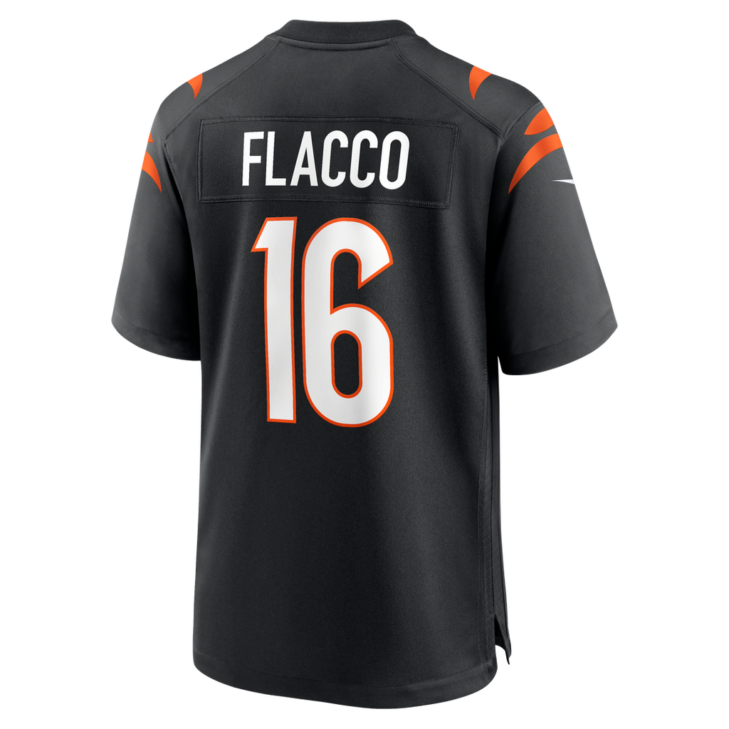 Joe Flacco Cincinnati Bengals Game Jersey - Black
