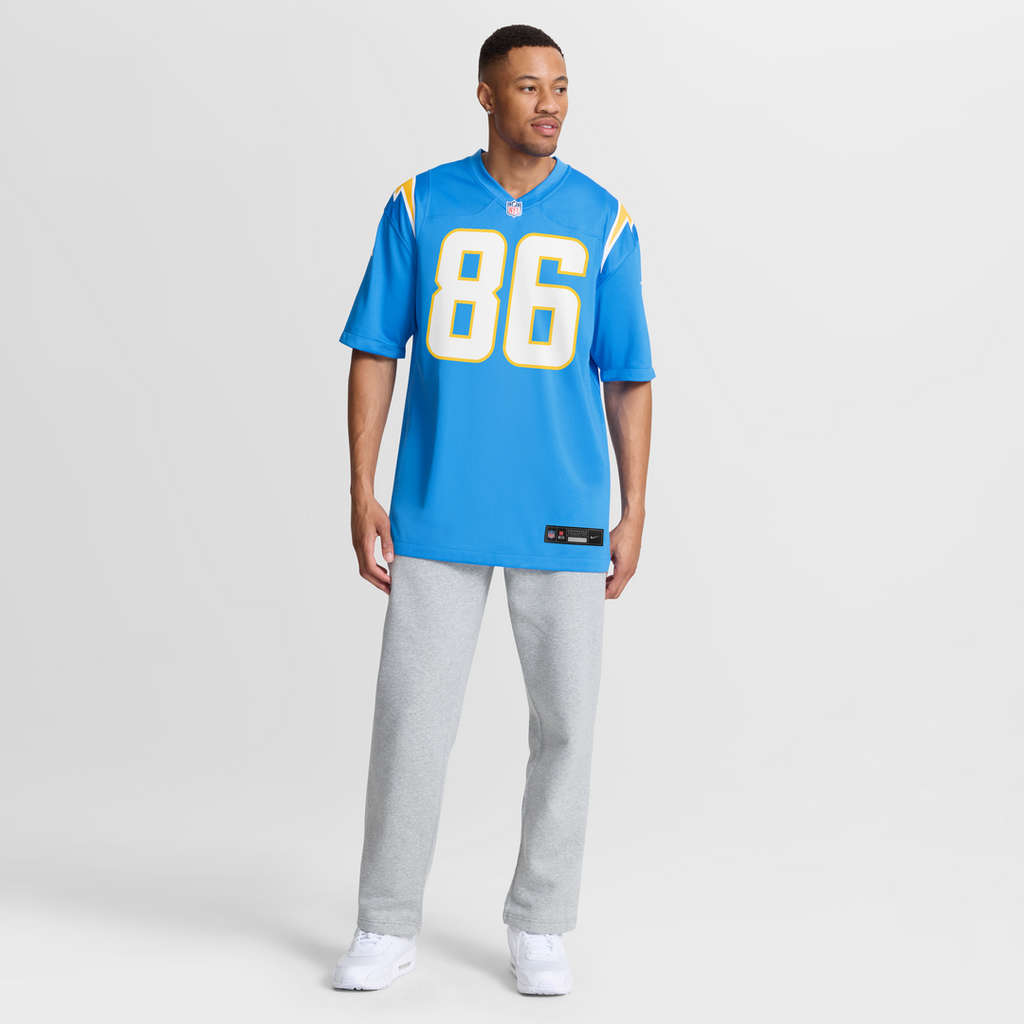 Oronde Gadsden Los Angeles Chargers Game Jersey - Powder Blue