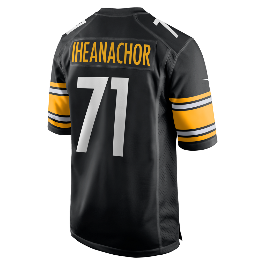 Max Iheanachor Pittsburgh Steelers Game Jersey - Black