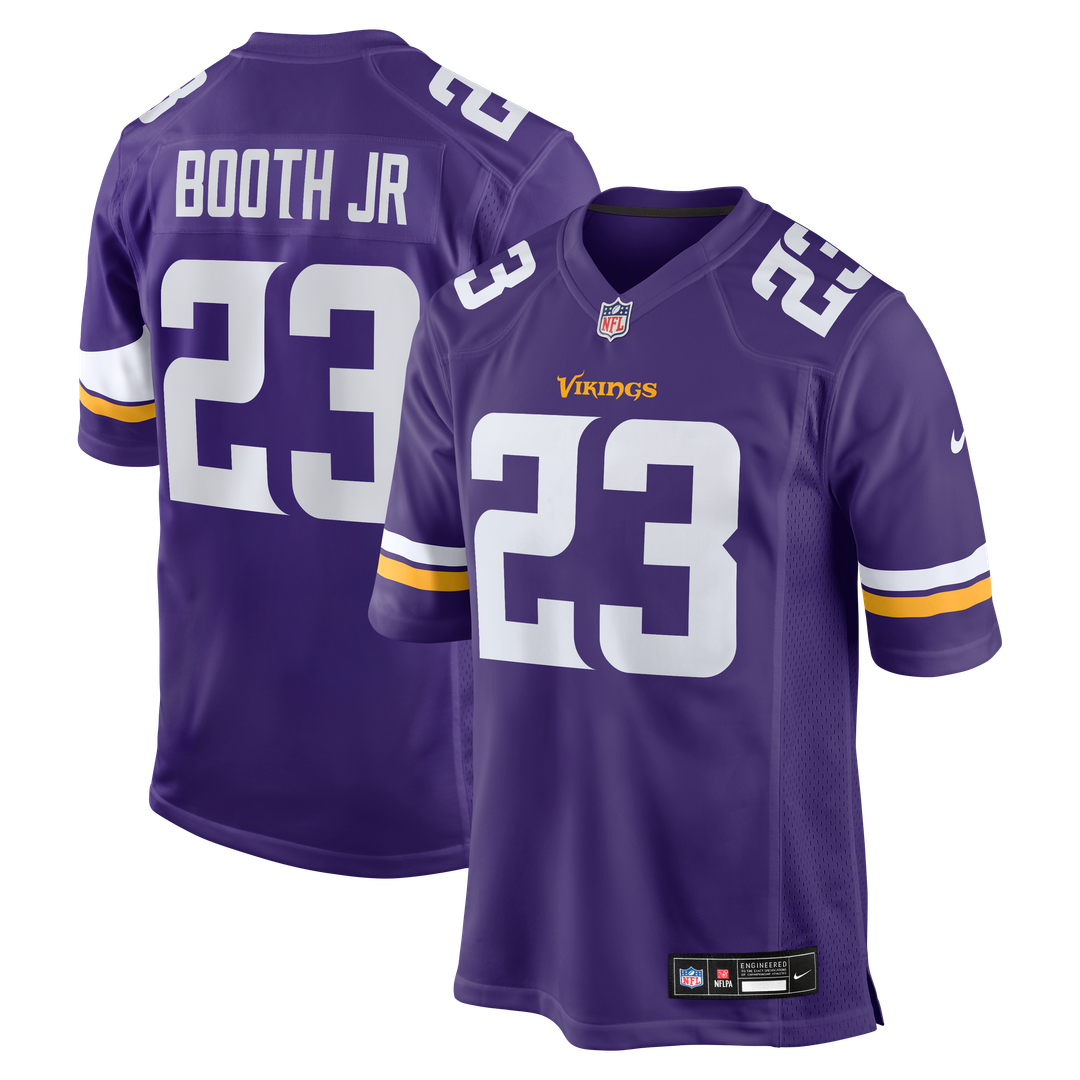 Andrew Booth Jr. Minnesota Vikings Game Jersey - Purple