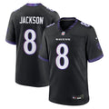 Lamar Jackson Baltimore Ravens Alternate Game Jersey - Black