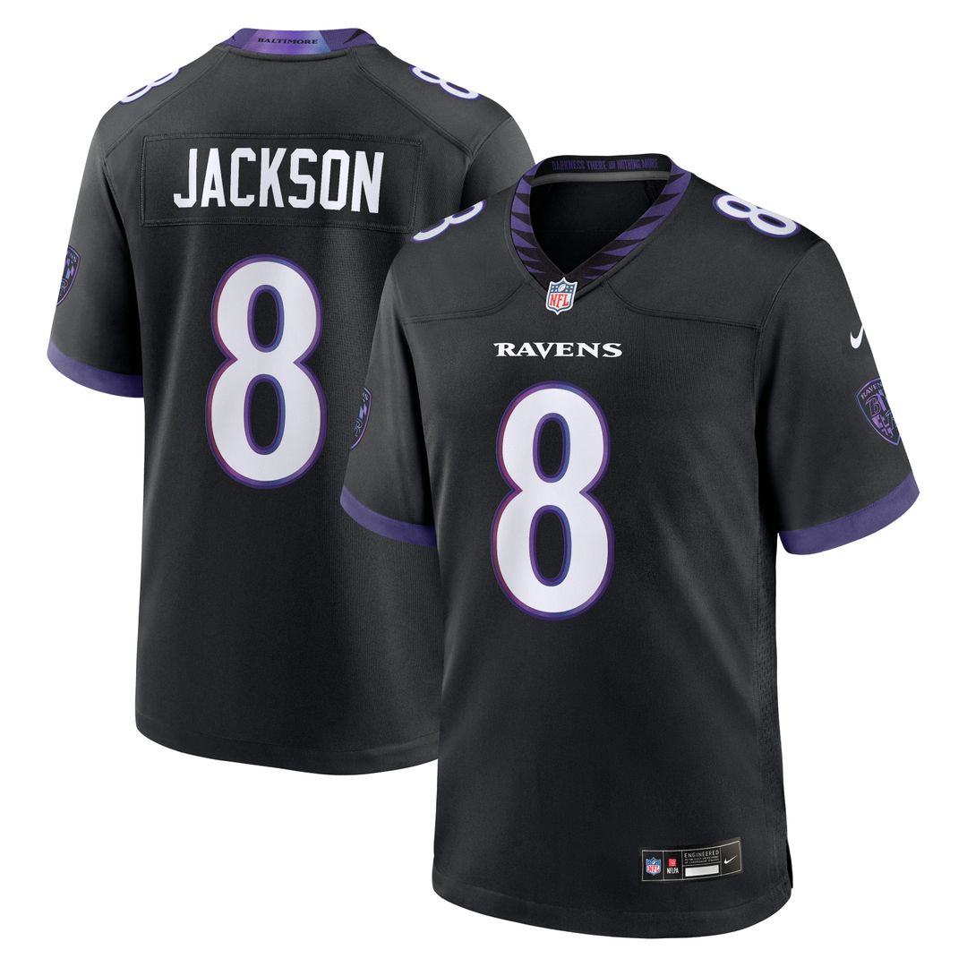 Lamar Jackson Baltimore Ravens Game Jersey - White
