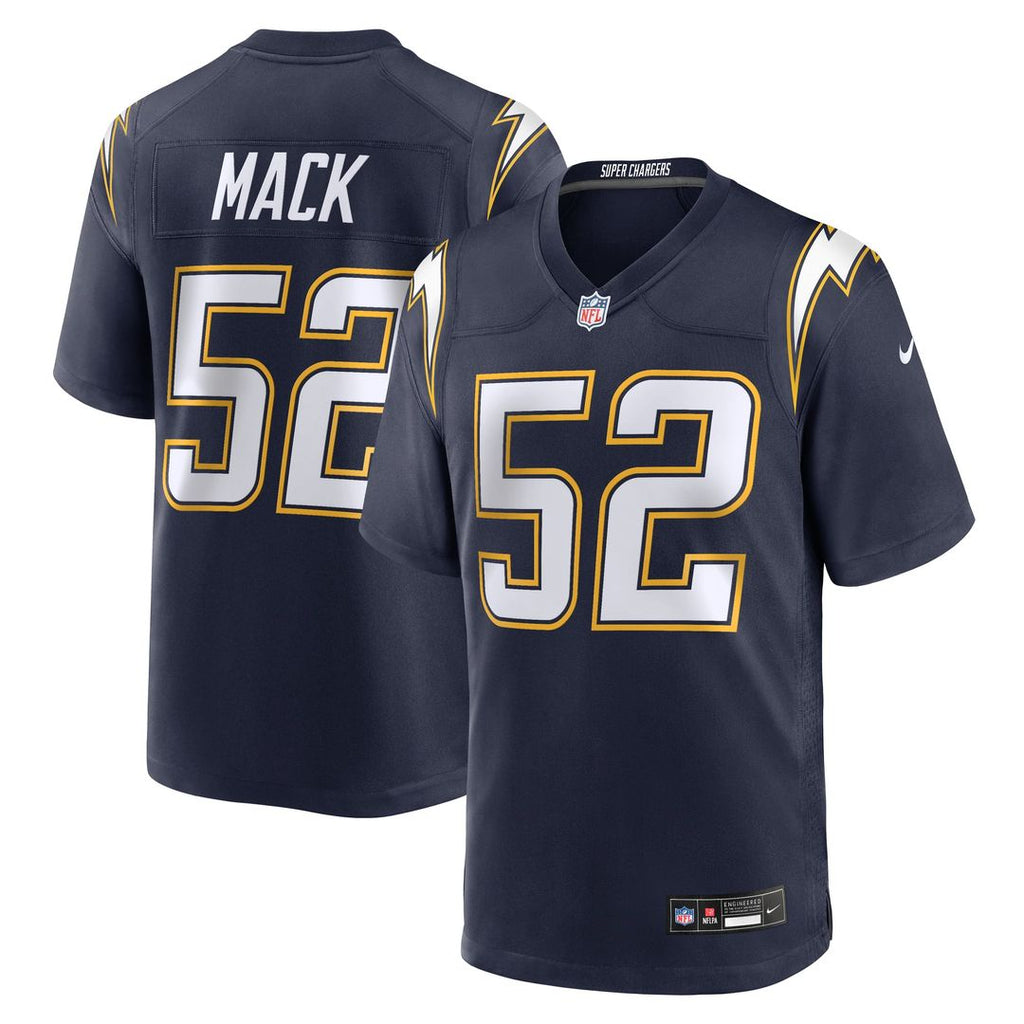 Khalil Mack Los Angeles Chargers Alternate Super Chargers Game Jersey - Navy