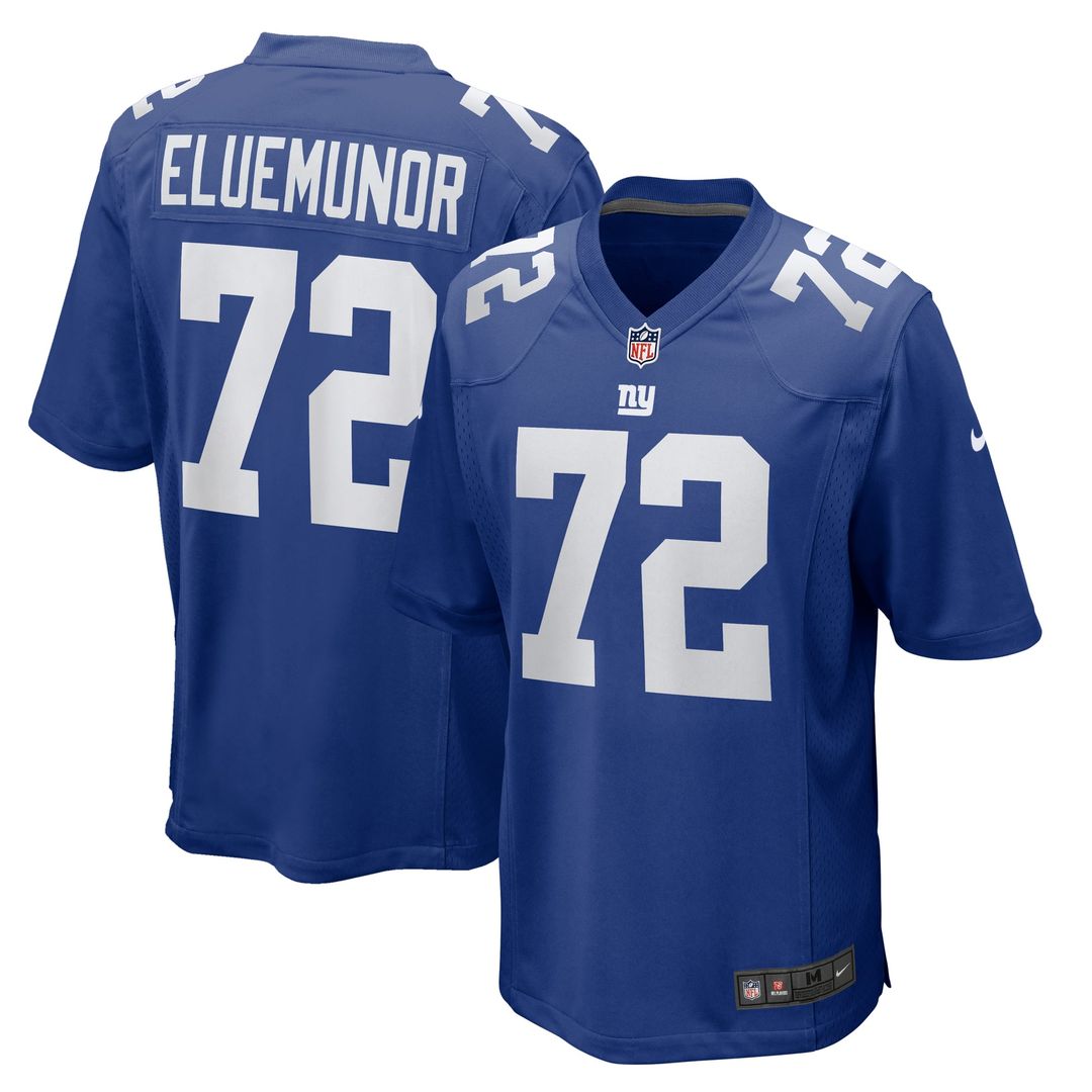 Jermaine Eluemunor New York Giants Game Jersey - Royal Blue