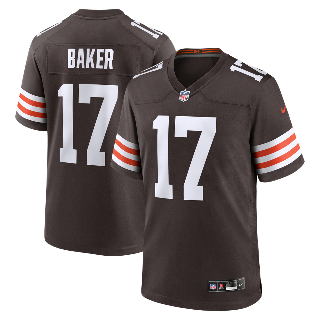 Jerome Baker Cleveland Browns Game Jersey - Brown
