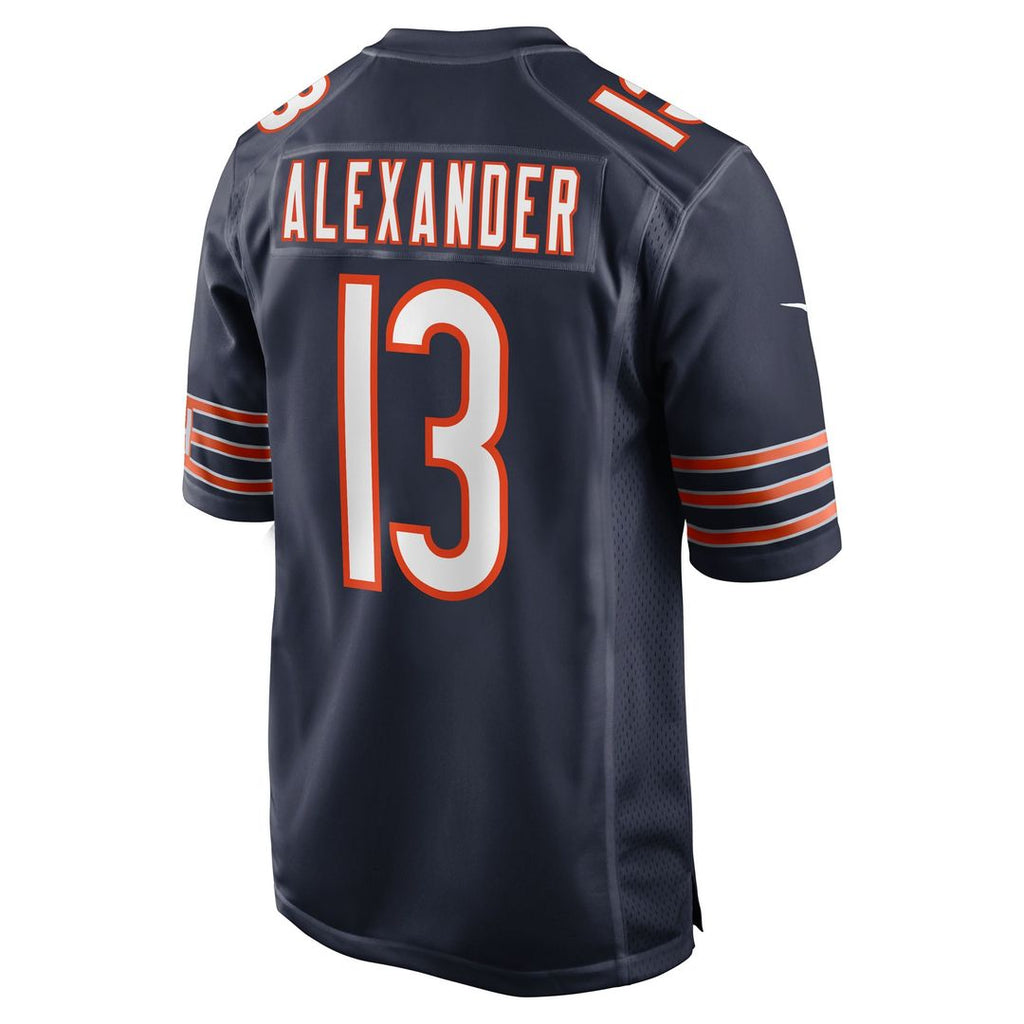 Maurice Alexander Chicago Bears Game Jersey - Navy