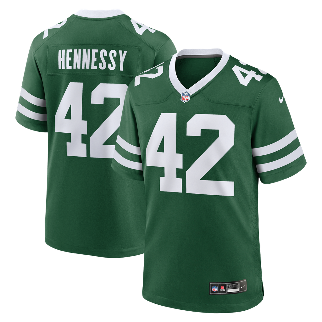 Thomas Hennessy New York Jets Game Jersey - Legacy Green