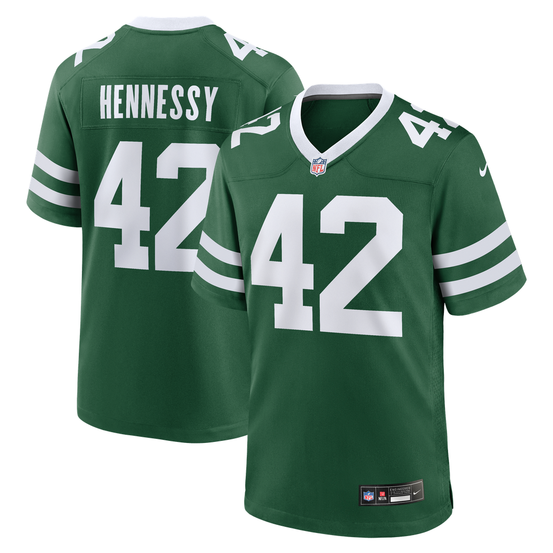 Thomas Hennessy New York Jets Game Jersey - Legacy Green