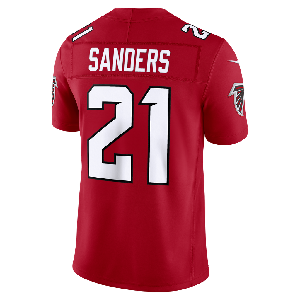 Deion Sanders Atlanta Falcons Alternate Throwback Vapor F.U.S.E. Stitched Retired Limited Jersey - Black
