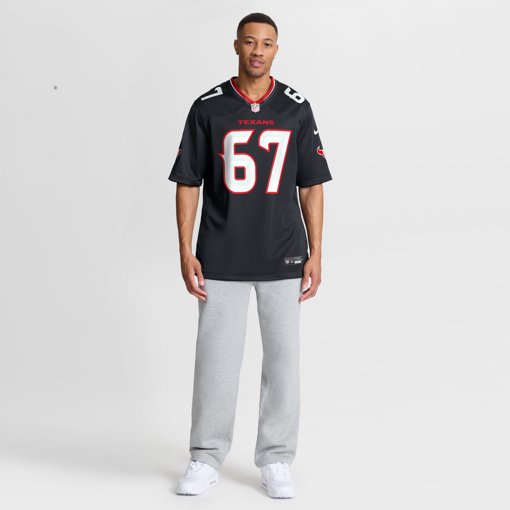Evan Brown Houston Texans Game Jersey - Navy