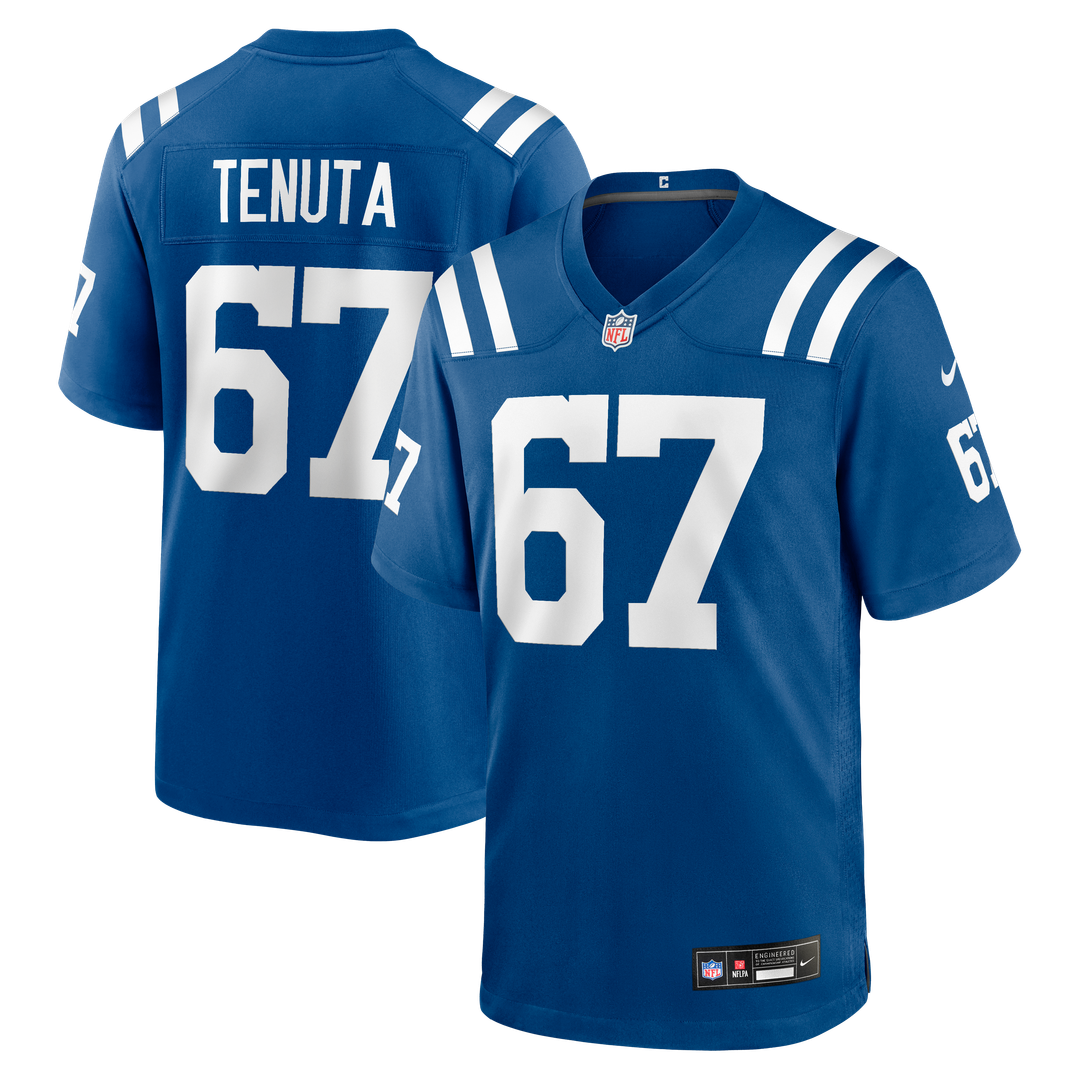 Luke Tenuta Indianapolis Colts Game Jersey - Royal Blue