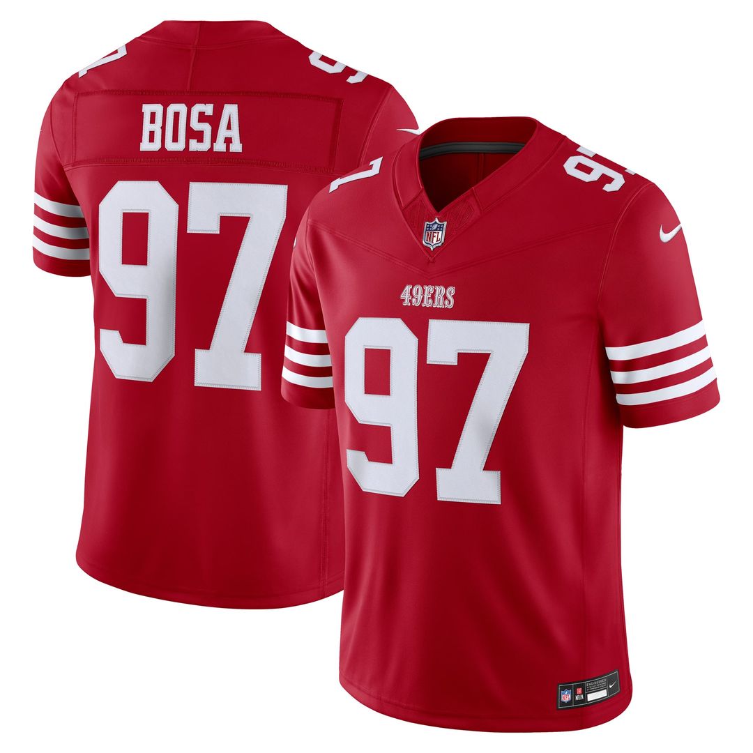 Nick Bosa San Francisco 49ers Vapor F.U.S.E. Stitched Limited Jersey - Scarlet