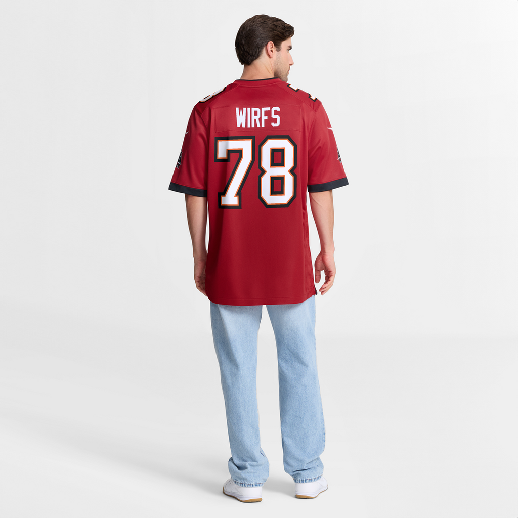 Tristan Wirfs Tampa Bay Buccaneers Alternate Game Jersey - Orange