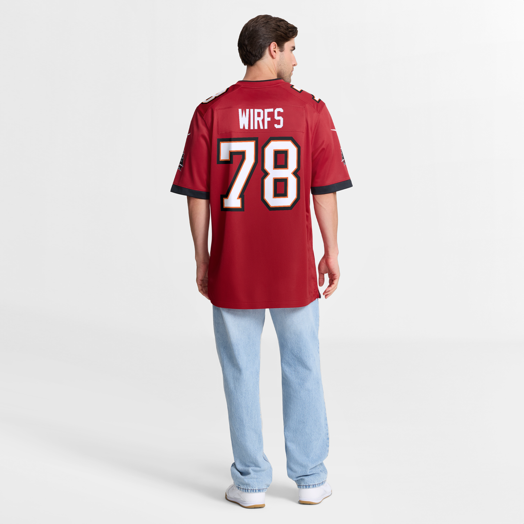Tristan Wirfs Tampa Bay Buccaneers Alternate Game Jersey - Orange