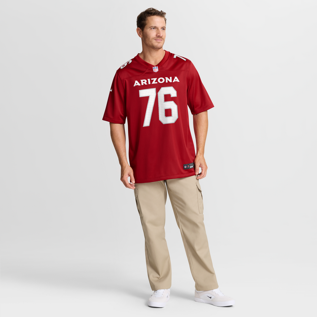 Will Hernandez Arizona Cardinals Game Jersey - Cardinal