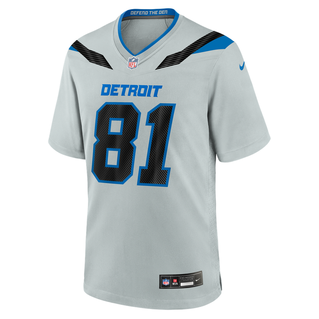 Calvin Johnson Detroit Lions 2026 Rivalries Collection Game Jersey - Silver