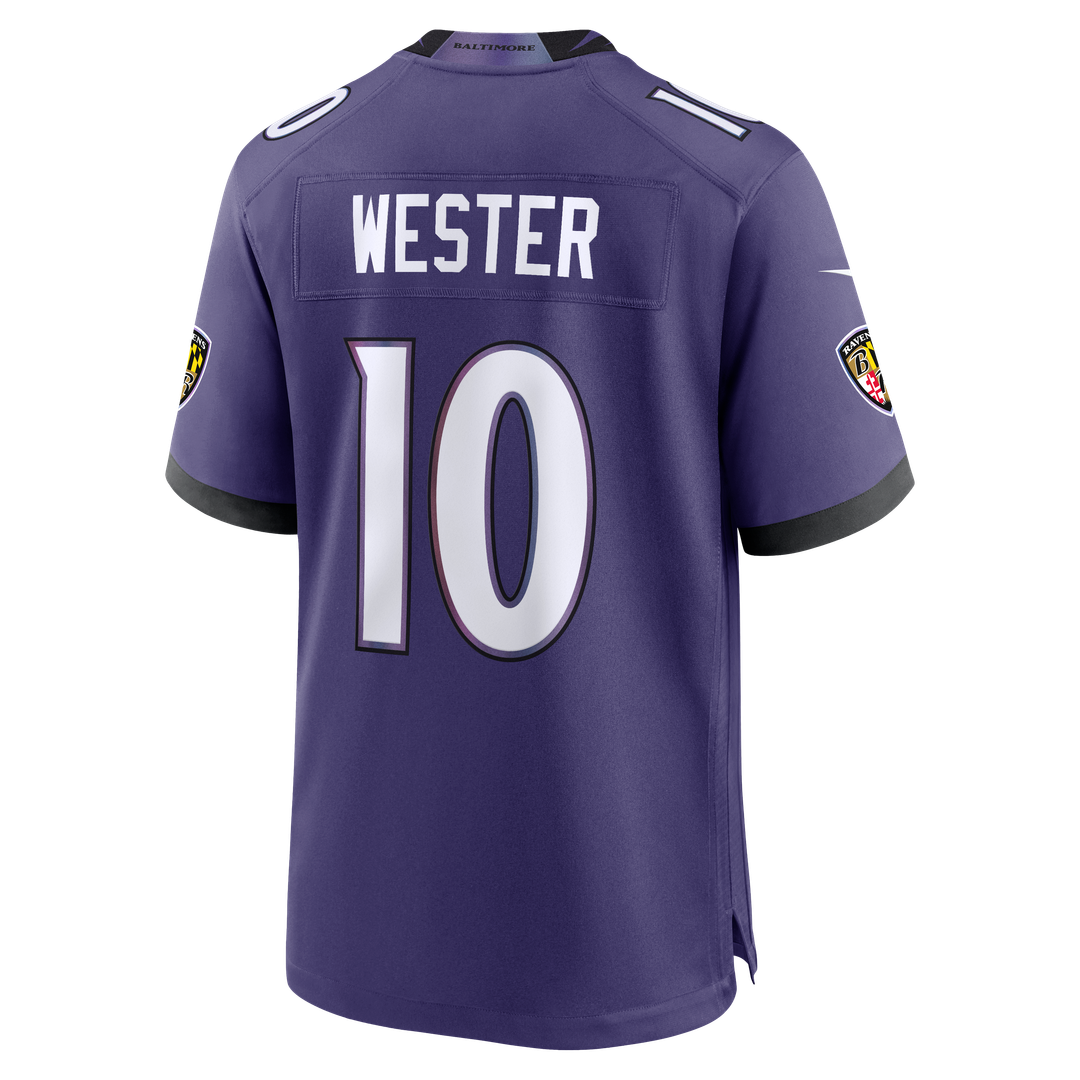 LaJohntay Wester Baltimore Ravens Game Jersey - Purple