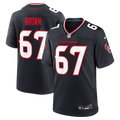 Evan Brown Houston Texans Game Jersey - Navy