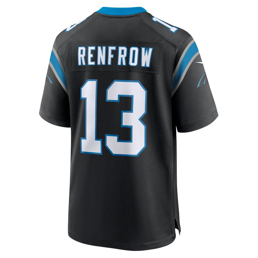 Hunter Renfrow Carolina Panthers Game Jersey - Black