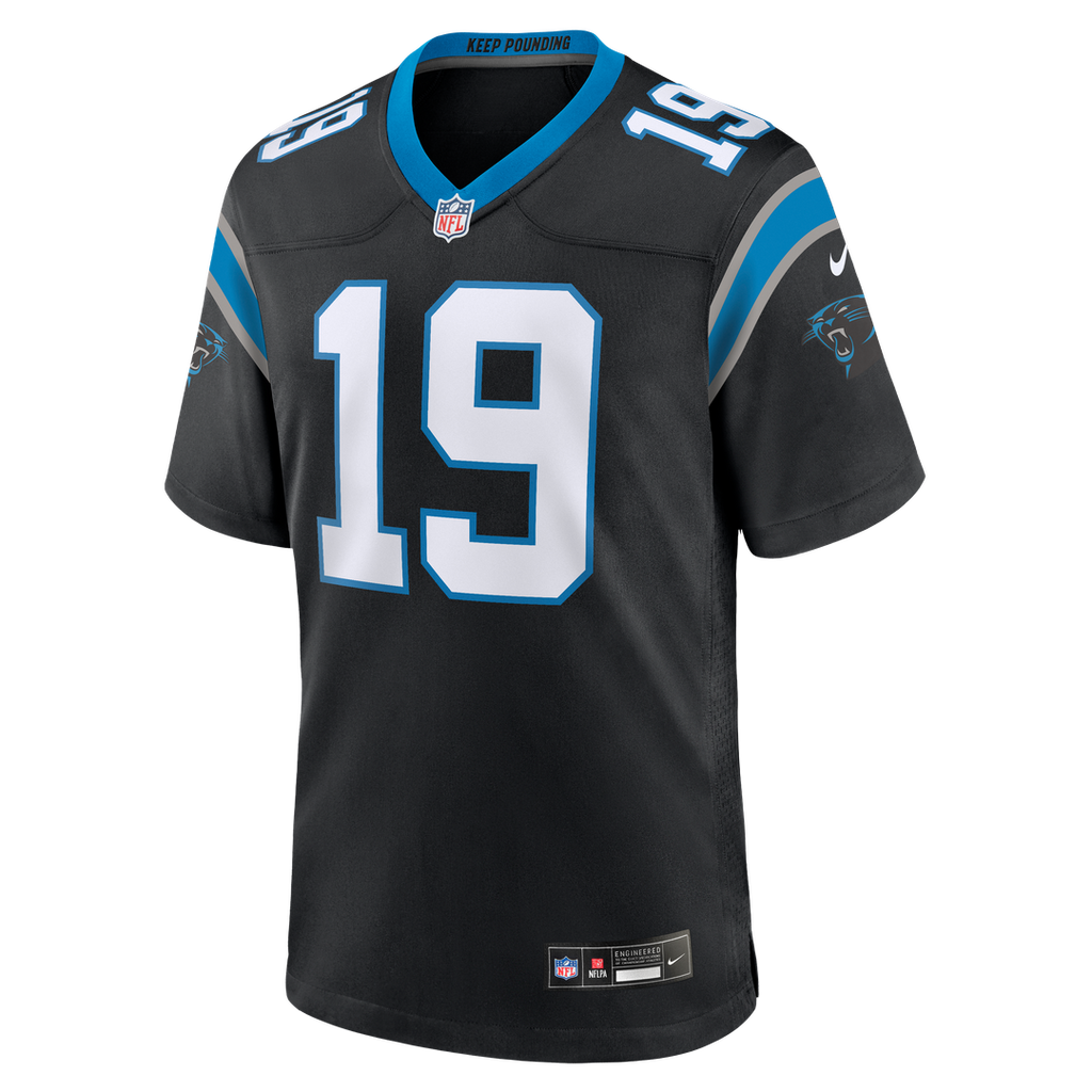 Chris Brazzell II Carolina Panthers Game Jersey - Black