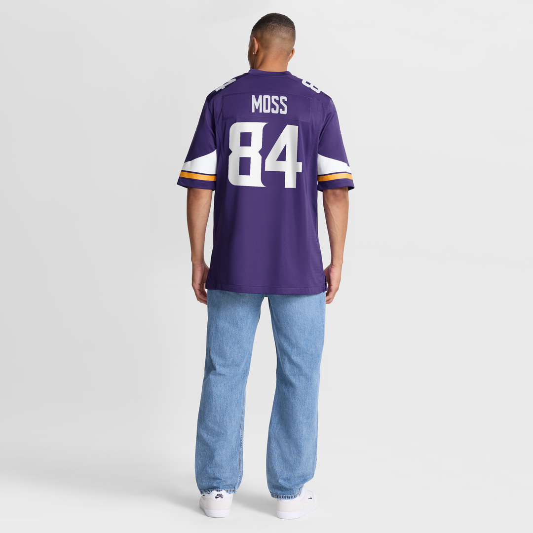 Randy Moss Minnesota Vikings Game Jersey - Purple