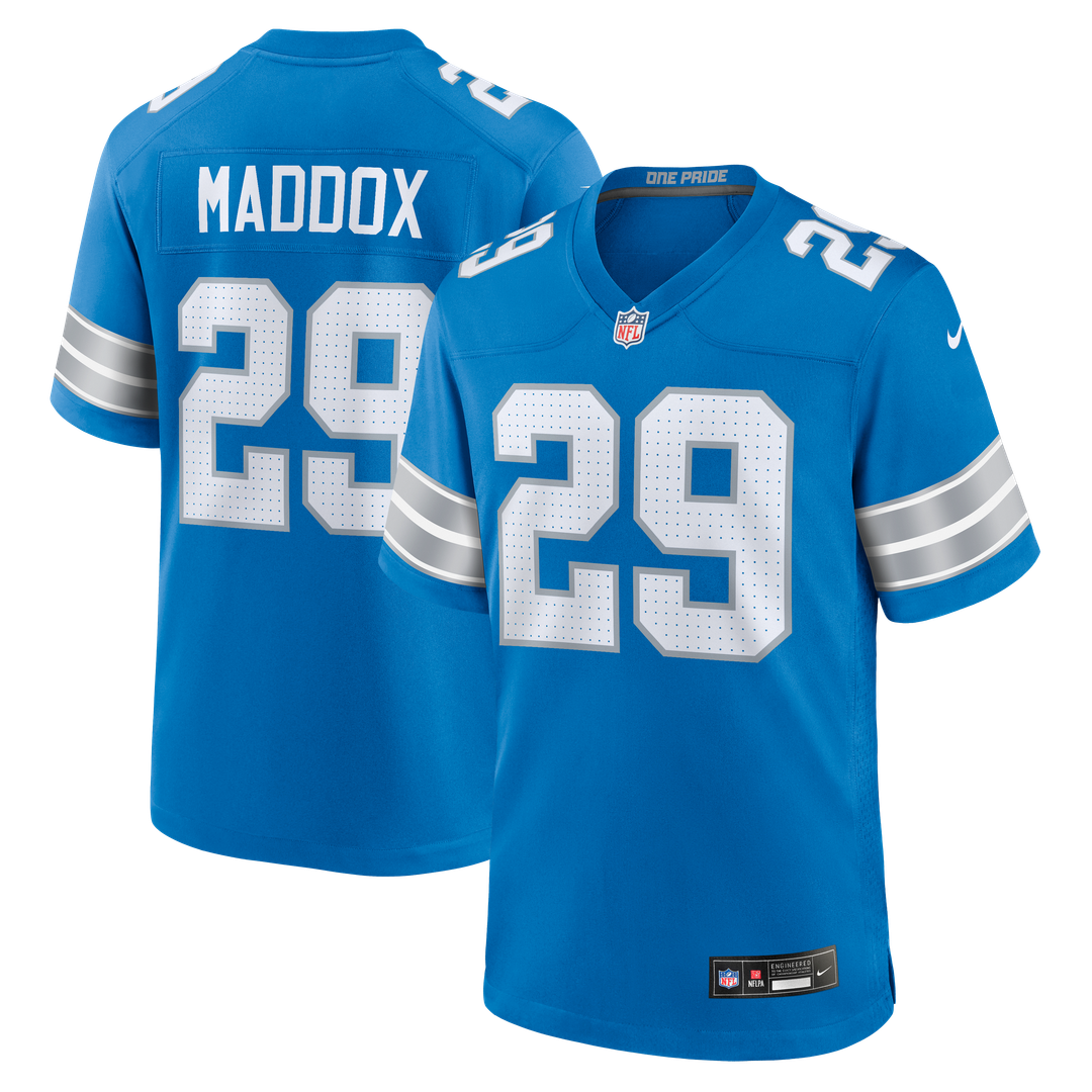 Avonte Maddox Detroit Lions Game Jersey - Blue