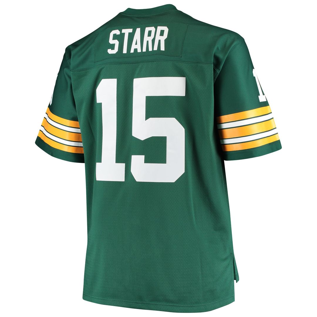 Bart Starr Green Bay Packers Big & Tall 1968 Replica Jersey - Green