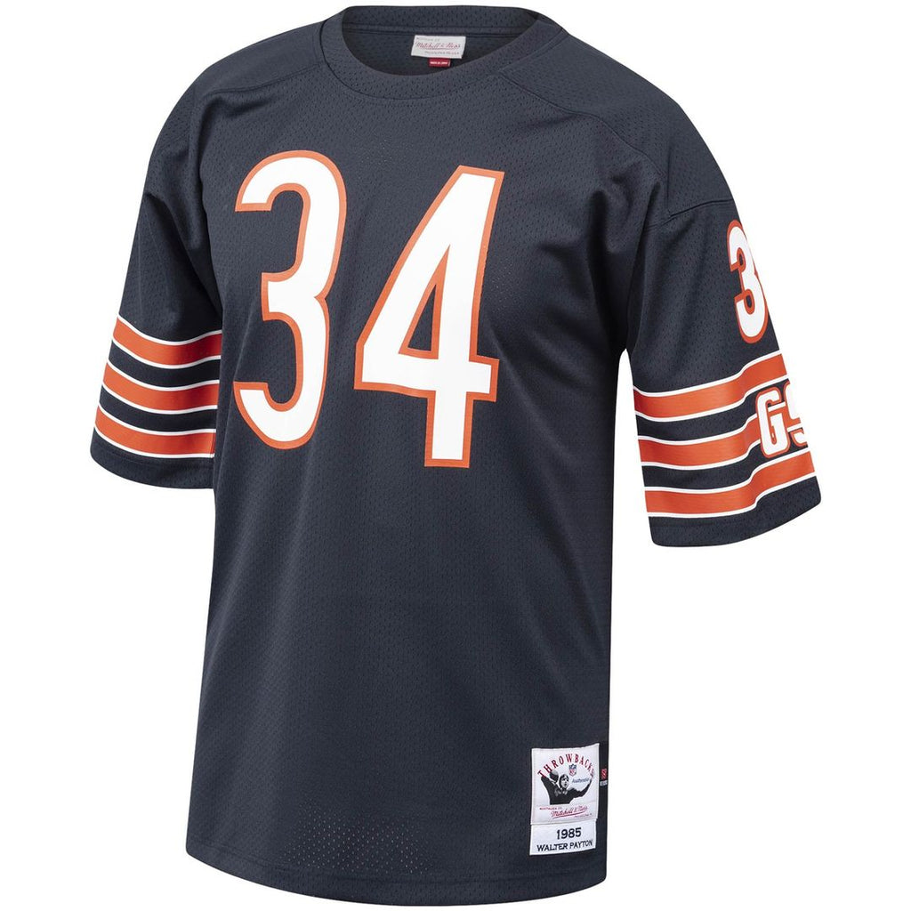Walter Payton Chicago Bears 1985 Authentic Throwback Jersey - Navy