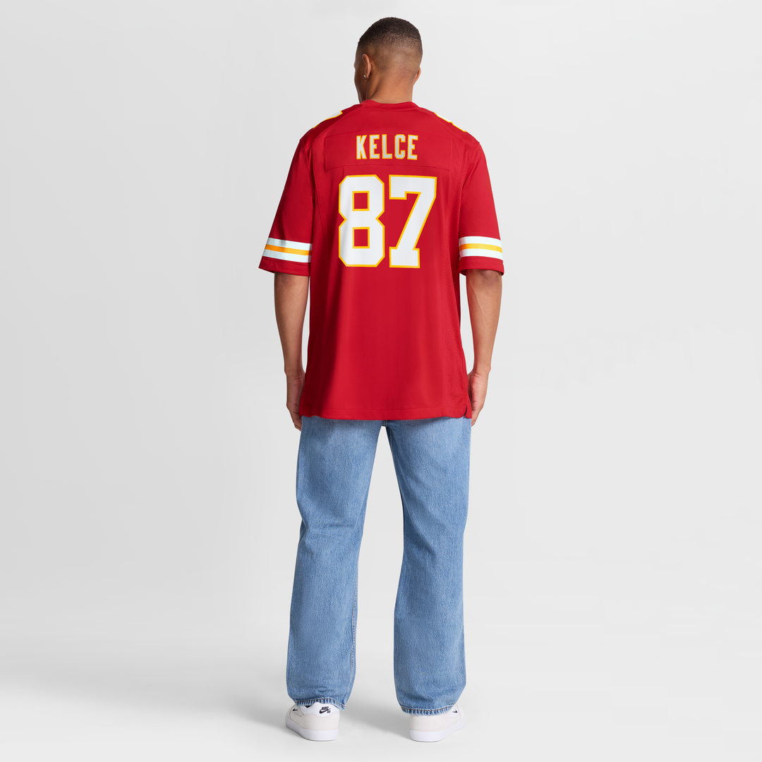 Travis Kelce Kansas City Chiefs Game Jersey - White
