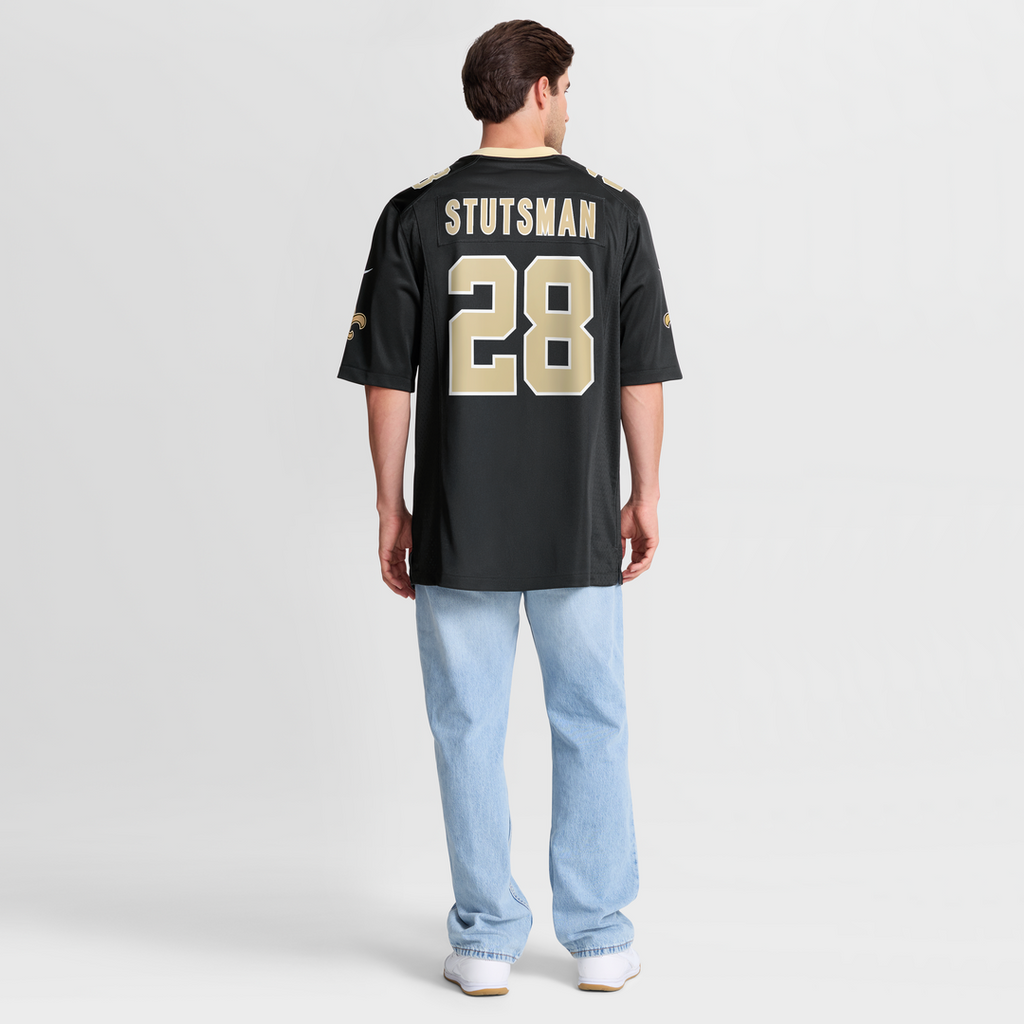 Danny Stutsman New Orleans Saints Game Jersey - Black