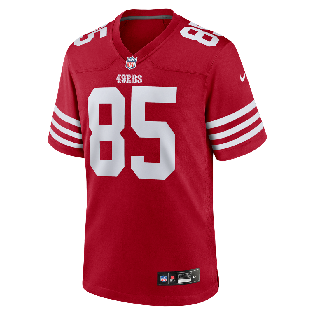 George Kittle San Francisco 49ers Game Jersey - White