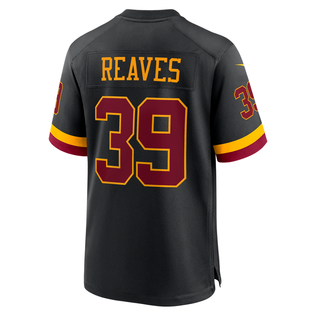Jeremy Reaves Washington Commanders Hail Raiser Alternate Game Jersey - Black