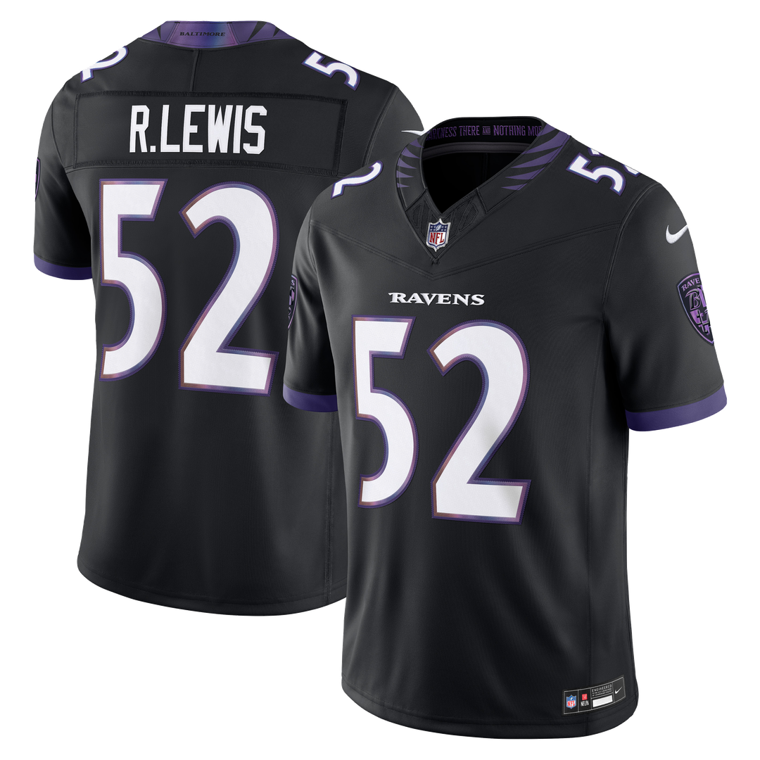 Ray Lewis Baltimore Ravens Vapor F.U.S.E. Stitched Retired Limited Jersey - Purple