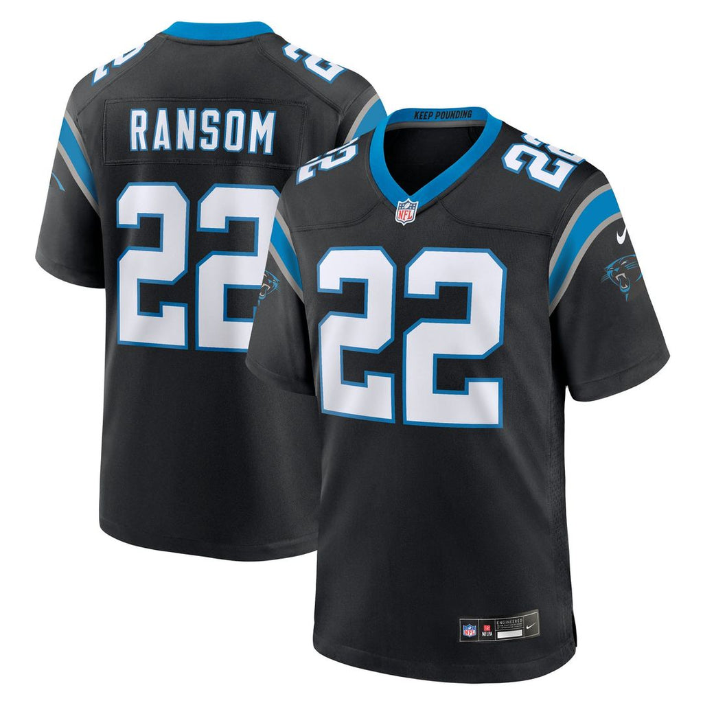 Lathan Ransom Carolina Panthers Game Jersey - Black