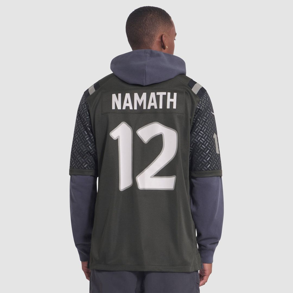 Joe Namath New York Jets Rivalries Collection Game Jersey - Green