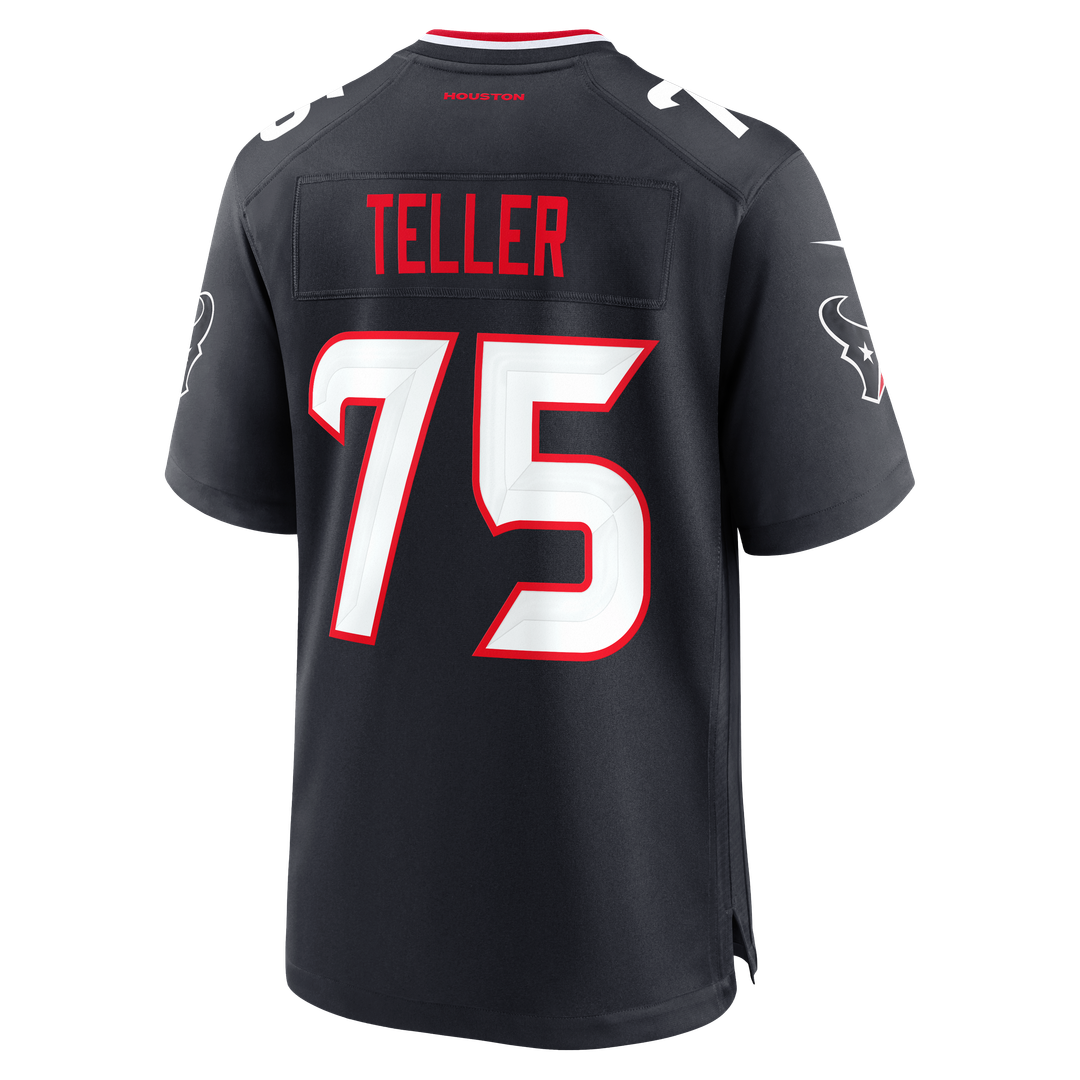 Wyatt Teller Houston Texans Game Jersey - Navy