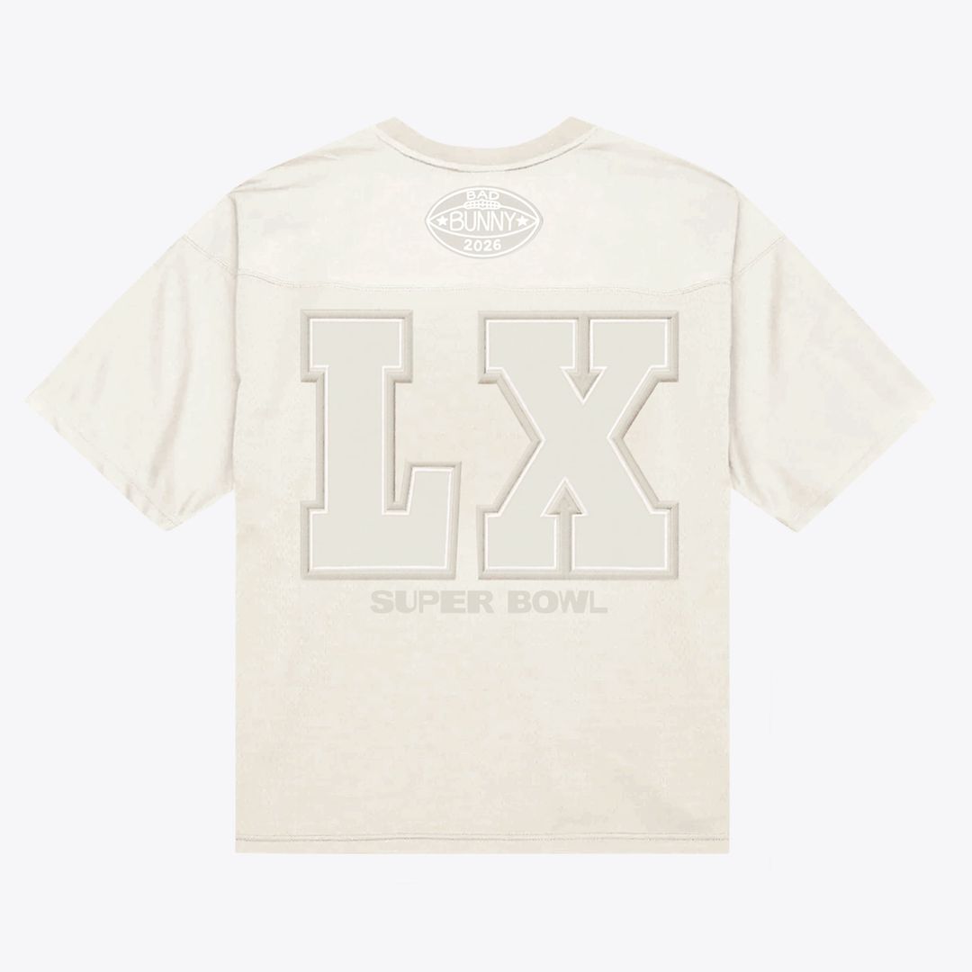 Bad Bunny Super Tazón Legacy Jersey - Cream