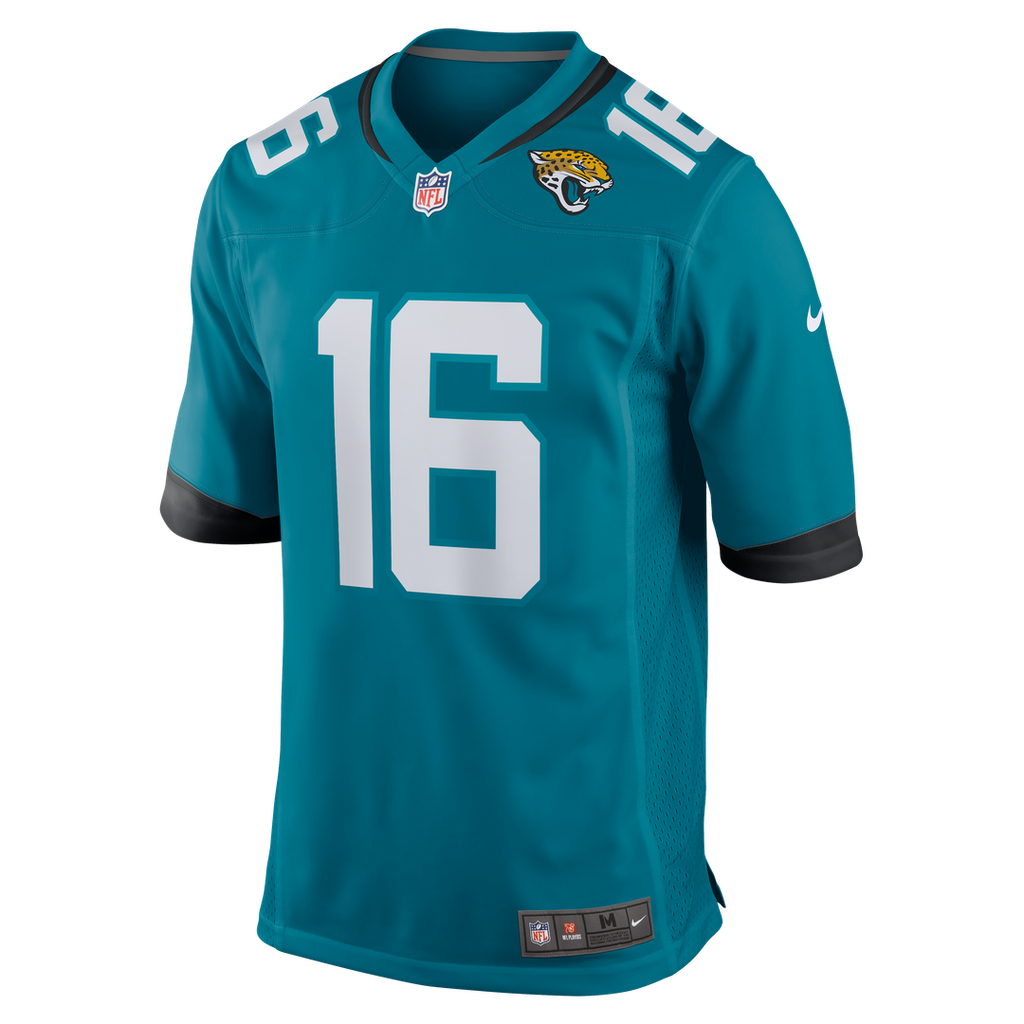 Trevor Lawrence Jacksonville Jaguars Home Game Jersey - Teal
