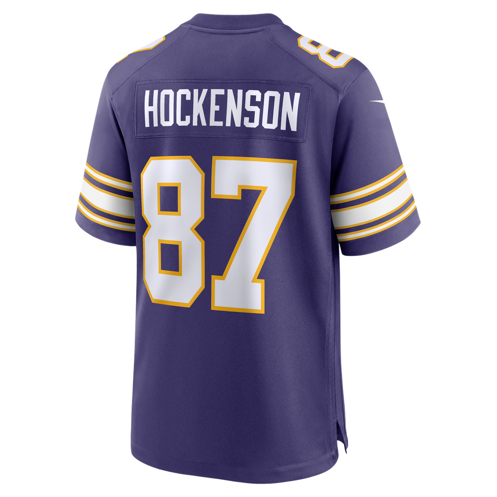 T.J. Hockenson Minnesota Vikings Classic Game Jersey - Purple