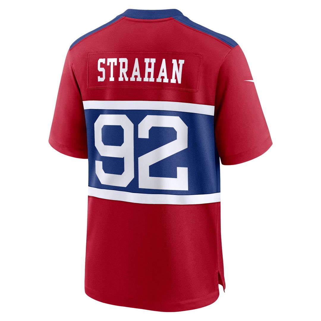 Michael Strahan New York Giants Alternate Game Jersey - Century Red