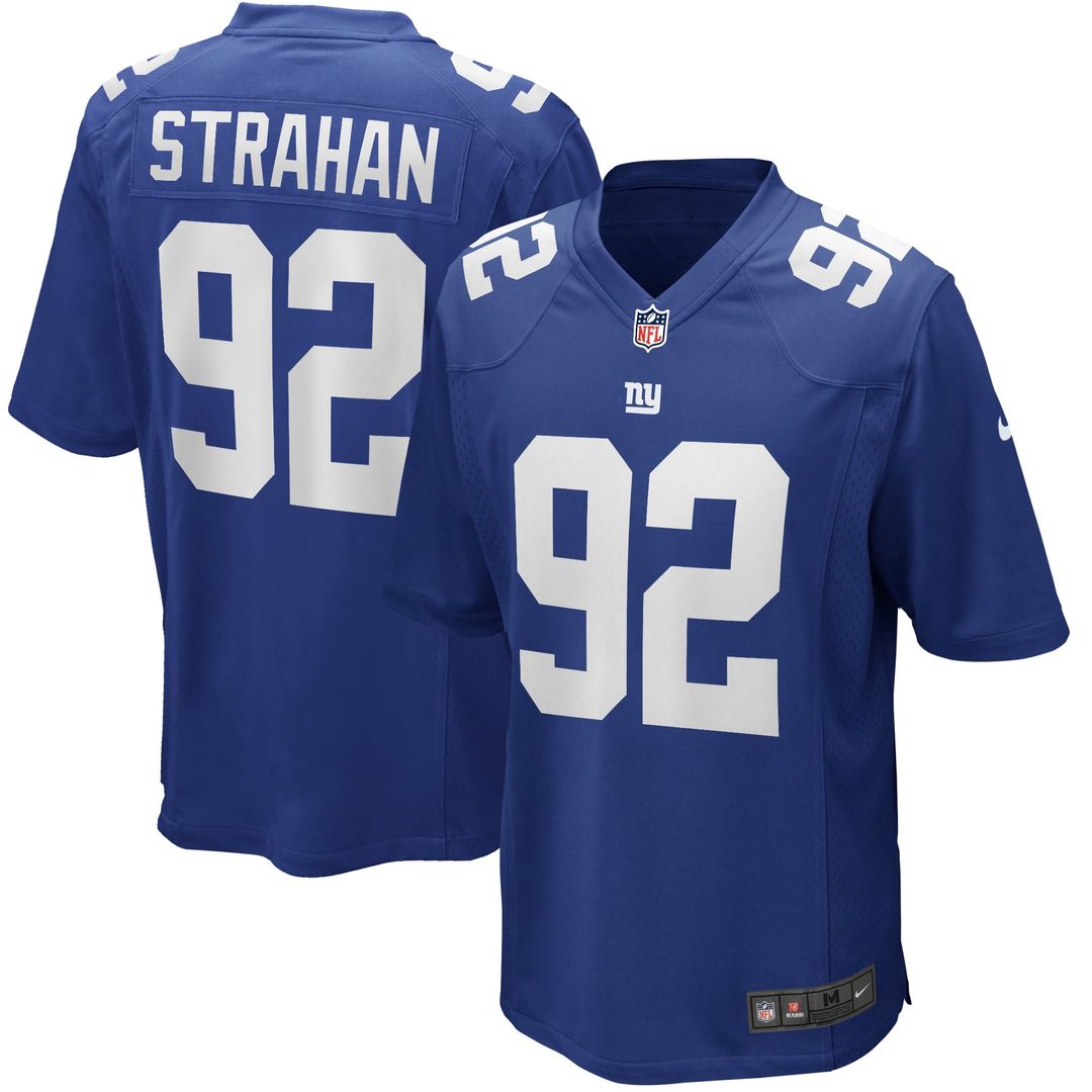 Michael Strahan New York Giants Game Jersey - Royal Blue