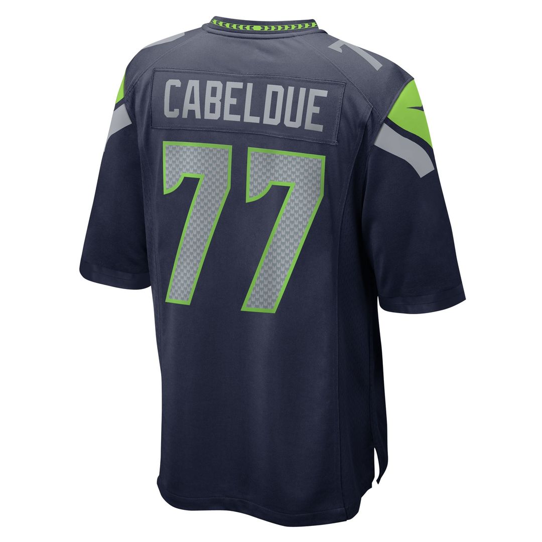 Bryce Cabeldue Seattle Seahawks Game Jersey - College Navy